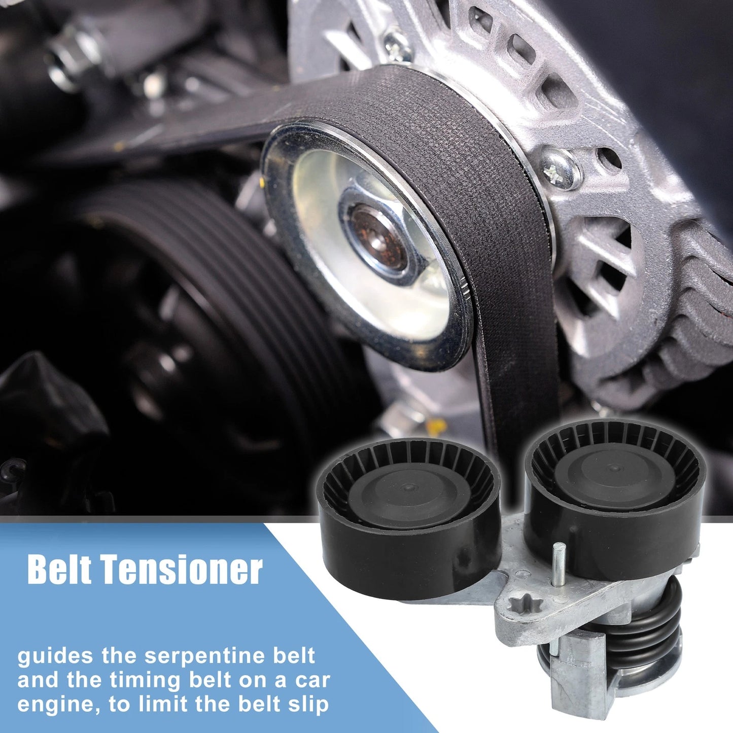 Engine Belt Tensioner Pulley Assembly for BMW 335i 3.0L (2007-2013)