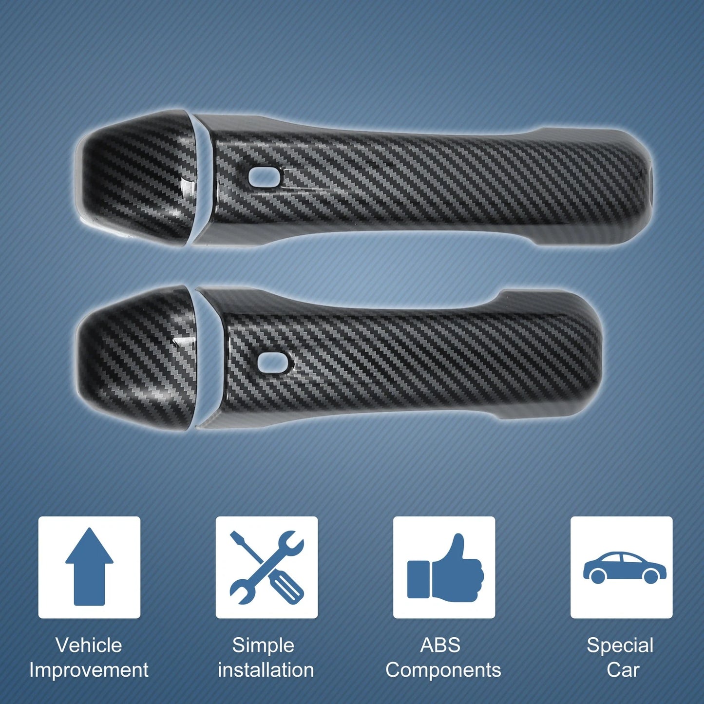 Door Handle Covers for Jeep Wrangler JL JLU (2018-2023)