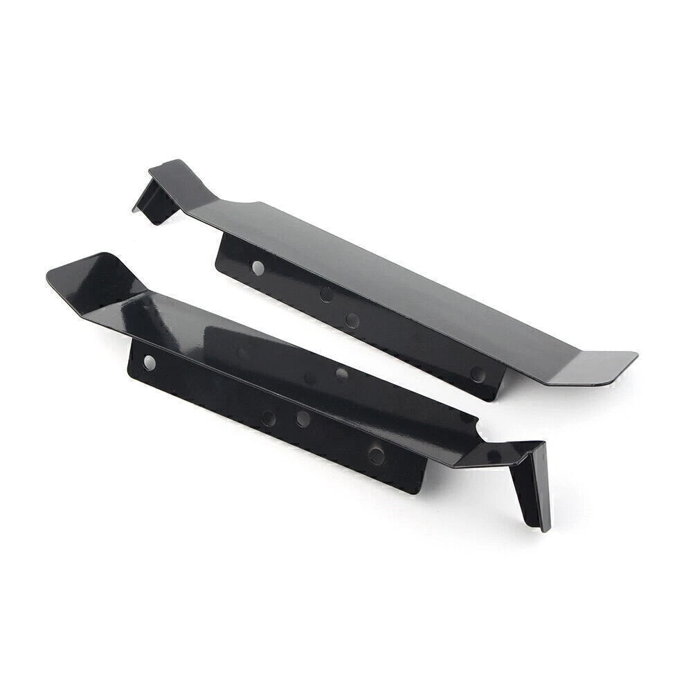 Saddlebag Filler Panels 2 x Solid Strips Black for Harley Road King (2009-2023)
