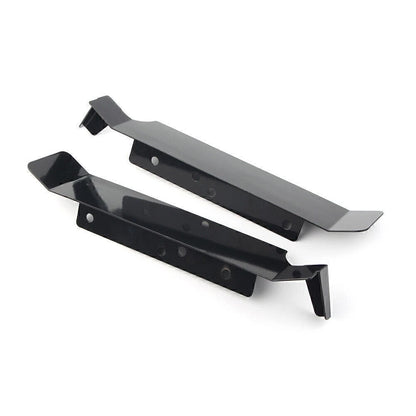 Saddlebag Filler Panels 2 x Solid Strips Black for Harley Road King (2009-2023)