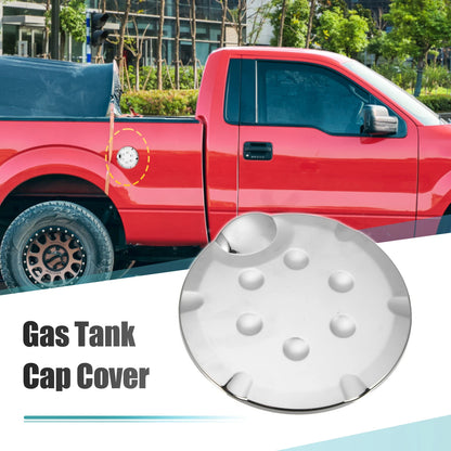 Chrome Plated Fuel Tank Filler Cap Cover for Ford F-150 (2004-2023)