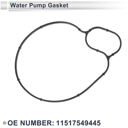 Water Pump Gasket for BMW 550i Base (2011-2016) - Rubber 1 x Engine Component