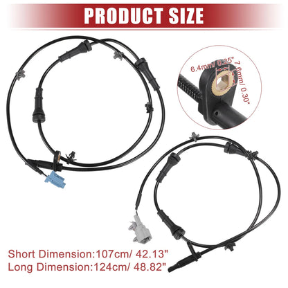 Rear ABS Wheel Speed Sensor Set for Nissan Murano (2003-2007)