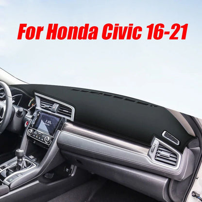 Dashboard Cover / Dash Protector Pad Mat for Honda Civic (2016–2021)