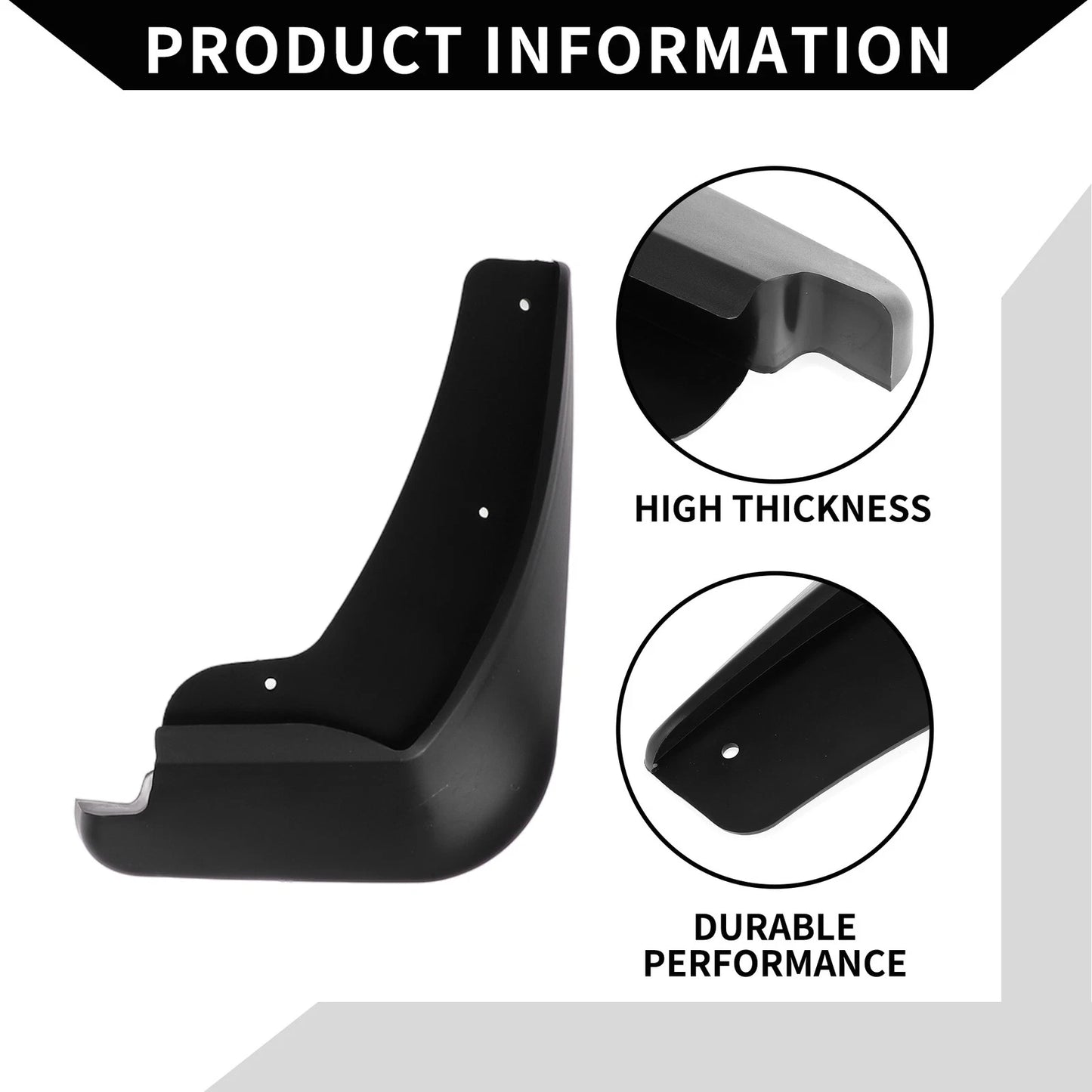 Mud Flap Splash Guards for Ford Fiesta ST-Line (2021-2023)