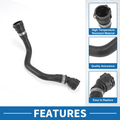Radiator Hose for BMW X5 2000-2003 Rubber Black 1 x Piece