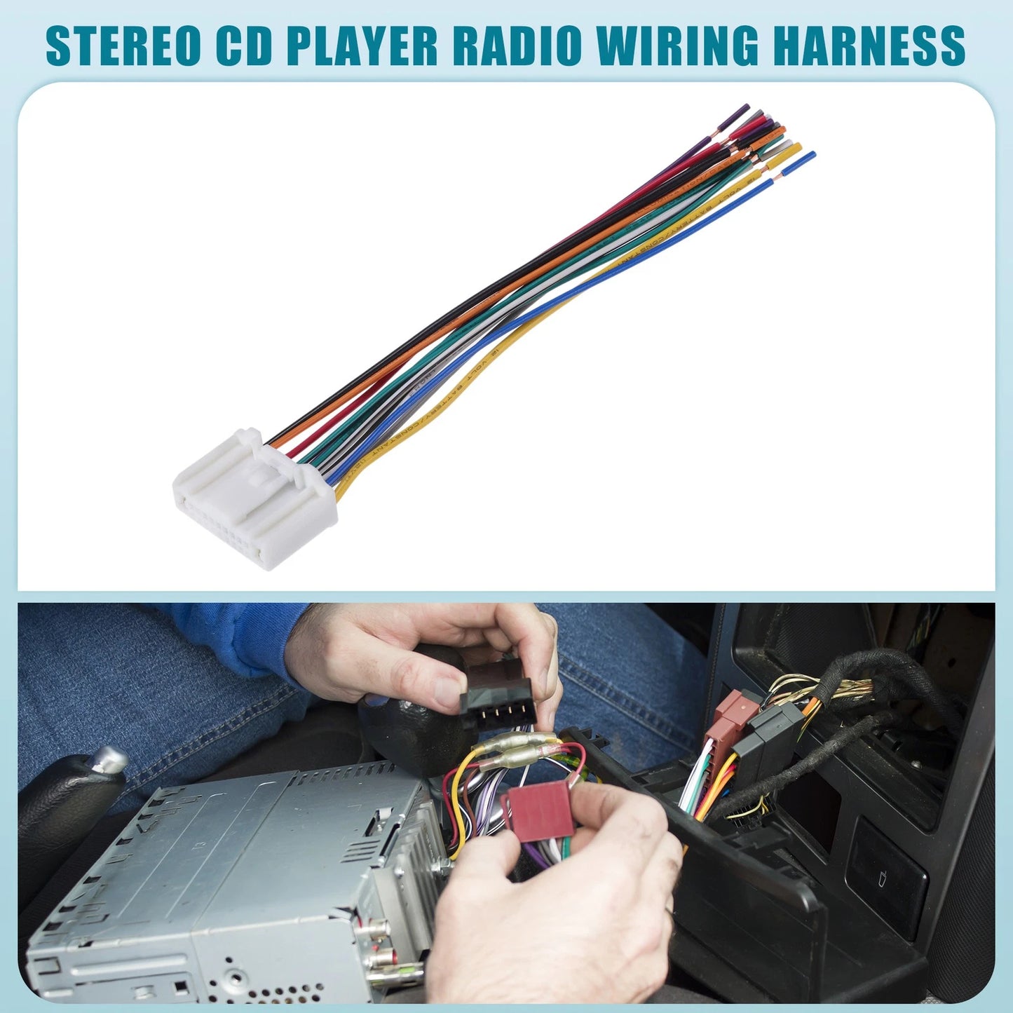 Car Stereo CD Player Wiring Harness for NISSAN (2007)