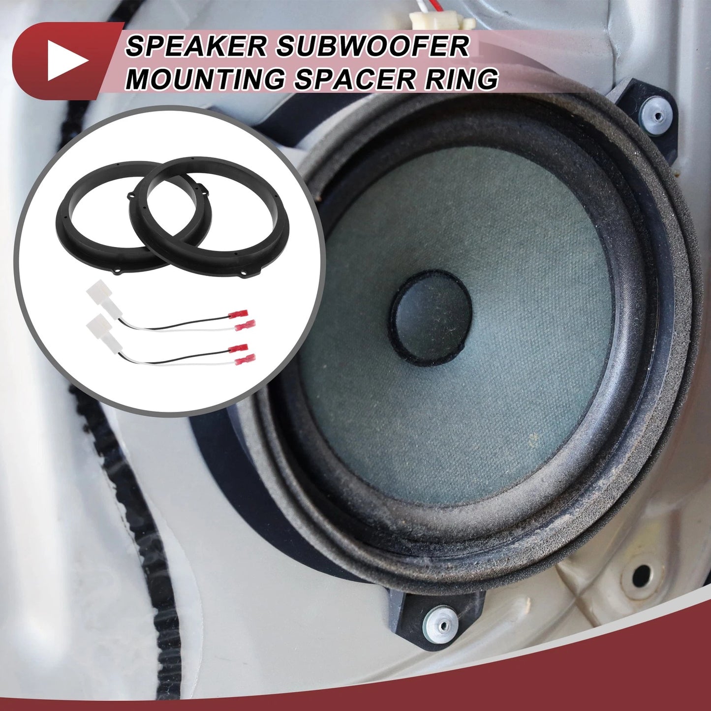 6.5" Speaker Spacer Rings for Ford Bronco Sport (2021) -  Adapters