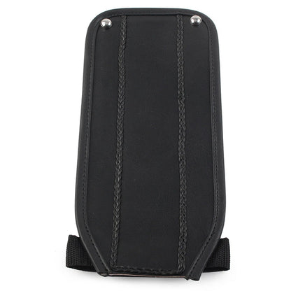 Black PU Leather Gas Tank Panel Bib for Harley Electra Glide FLH