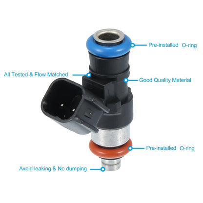 6 x Fuel Injectors for Ford Edge, Flex, Fusion, Taurus 3.5L (2007-2019)