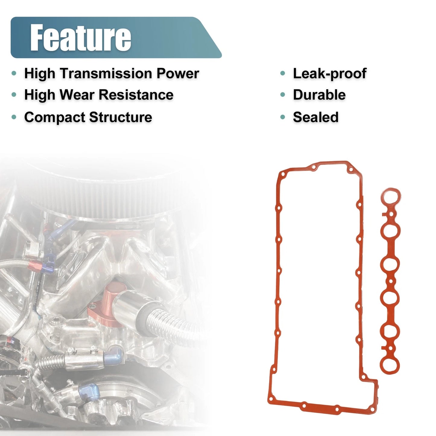 Valve Cover Gasket Set for BMW 325i Base 3.0L L6 (2001-2006)