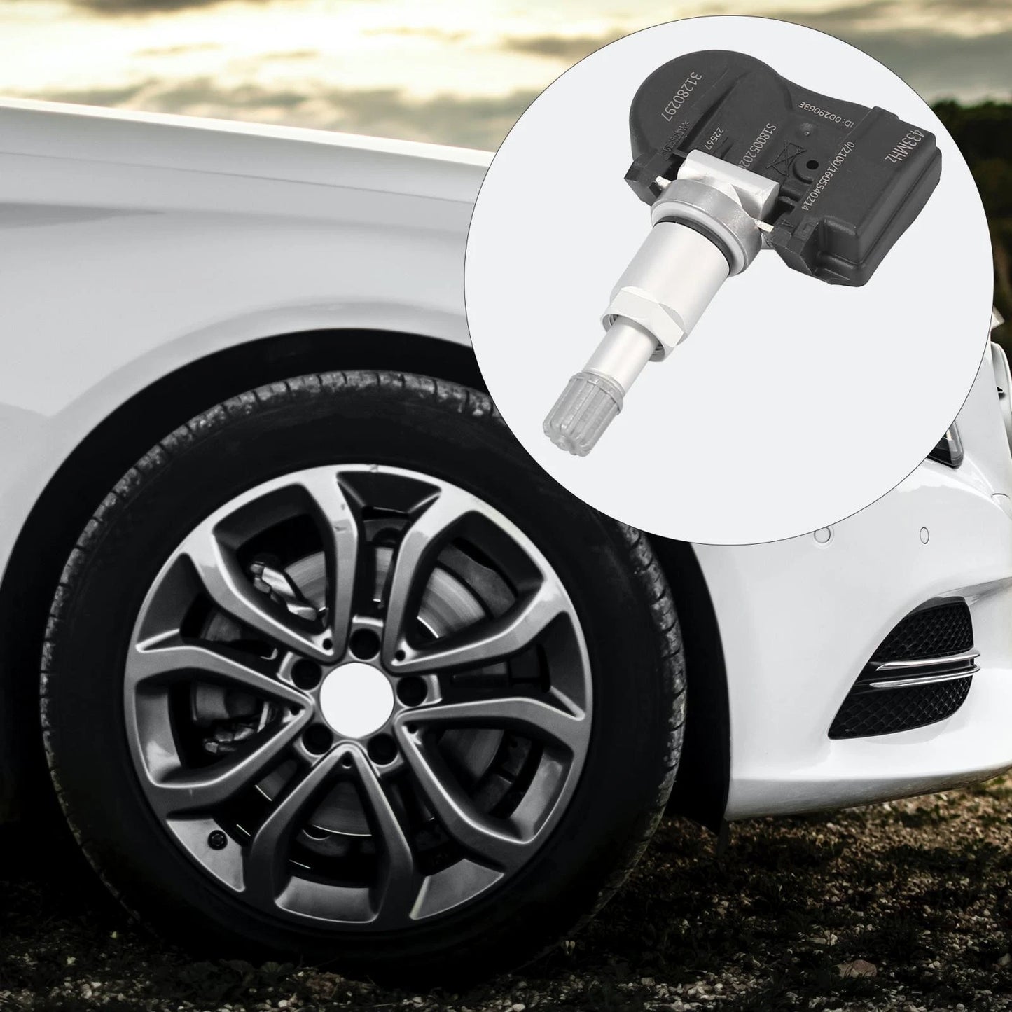Tire Pressure Monitor Sensor 433MHz for Volvo S80 S60 XC60 V60 XC70 C70 (2000-2016)