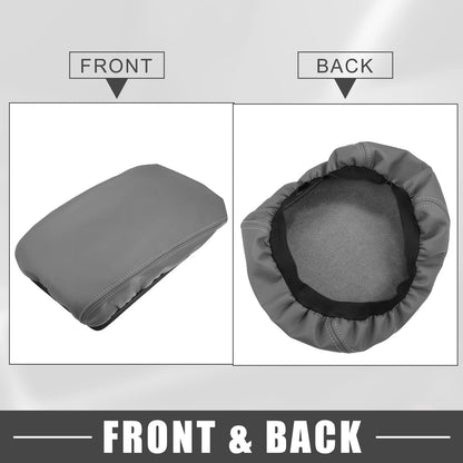 Center Console Armrest Cover Pad for Toyota Highlander (2008-2013) Gray