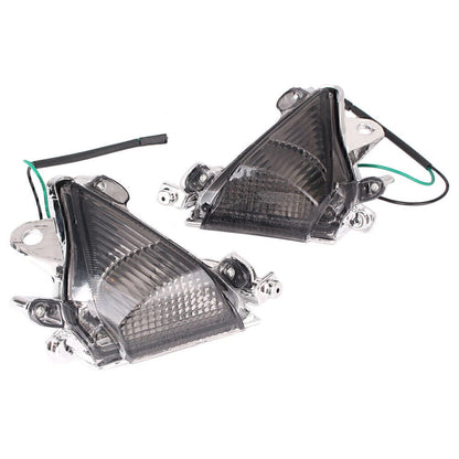 Smoke Front Turn Signal Light Lens Cover for Kawasaki Ninja ZX-10R (2004-2005)
