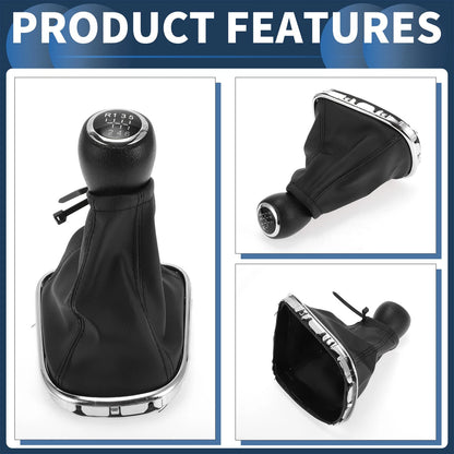 6 Speed Gear Shifter Knob with Cover for Chevrolet Cruze (2010 - 2015)