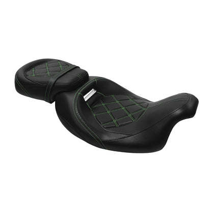Rider Driver Passenger Seats for Harley Touring CVO Street Glide (2009-2023)