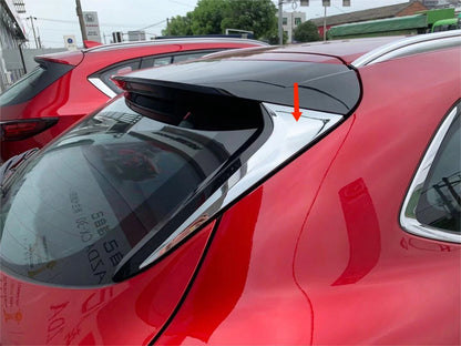 Chrome Rear Window Spoiler Side Cover Trim for Mazda CX-30 (2020-2023) 2 x pcs