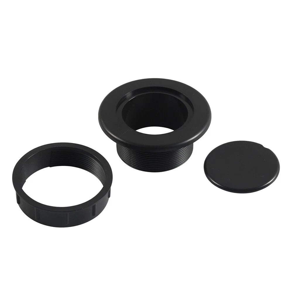 Black Table Umbrella Hole Ring Plug Cap Set for Outdoor Table Cover