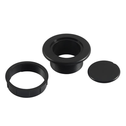 Black Table Umbrella Hole Ring Plug Cap Set for Outdoor Table Cover