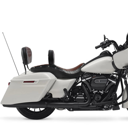 Rider Passenger Seat & Backrest Pad for Harley Touring (2009-2023)