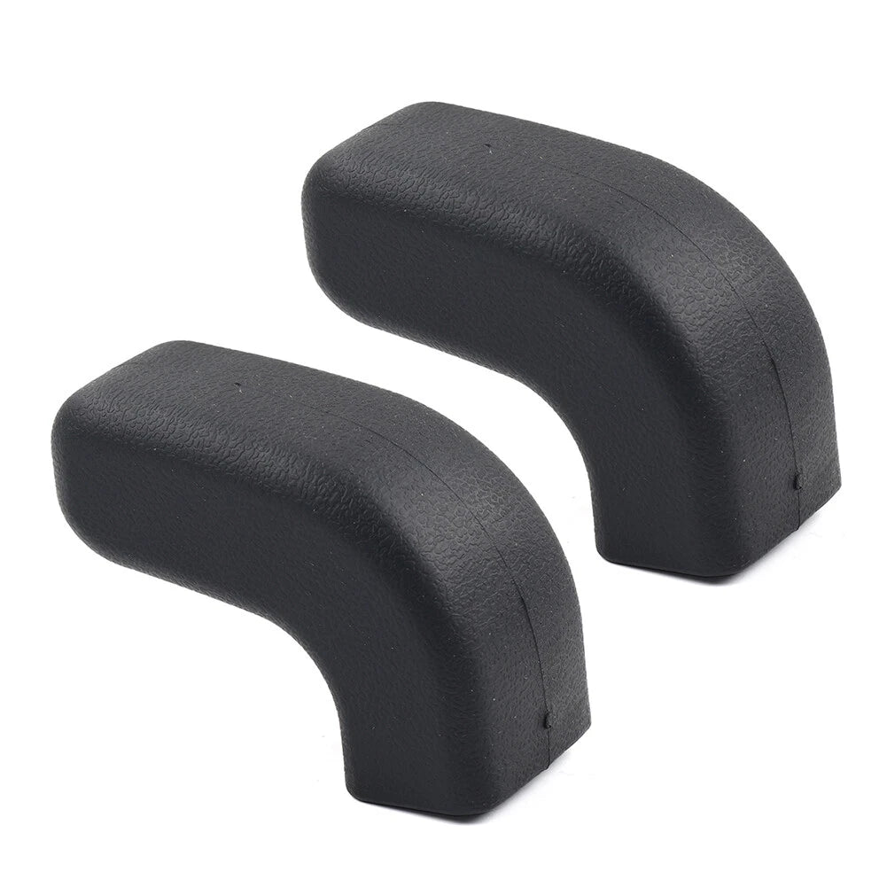Black Front Bumper Tow Hook Cover for Jeep Wrangler JK JL JT (2007-2023)