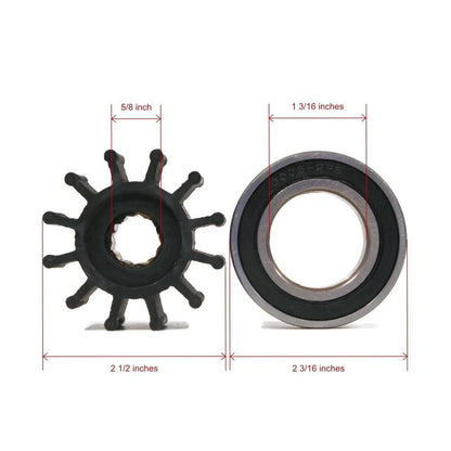 New Impeller Repair Kit for Volvo Penta Raw Water Pump 2000-2023