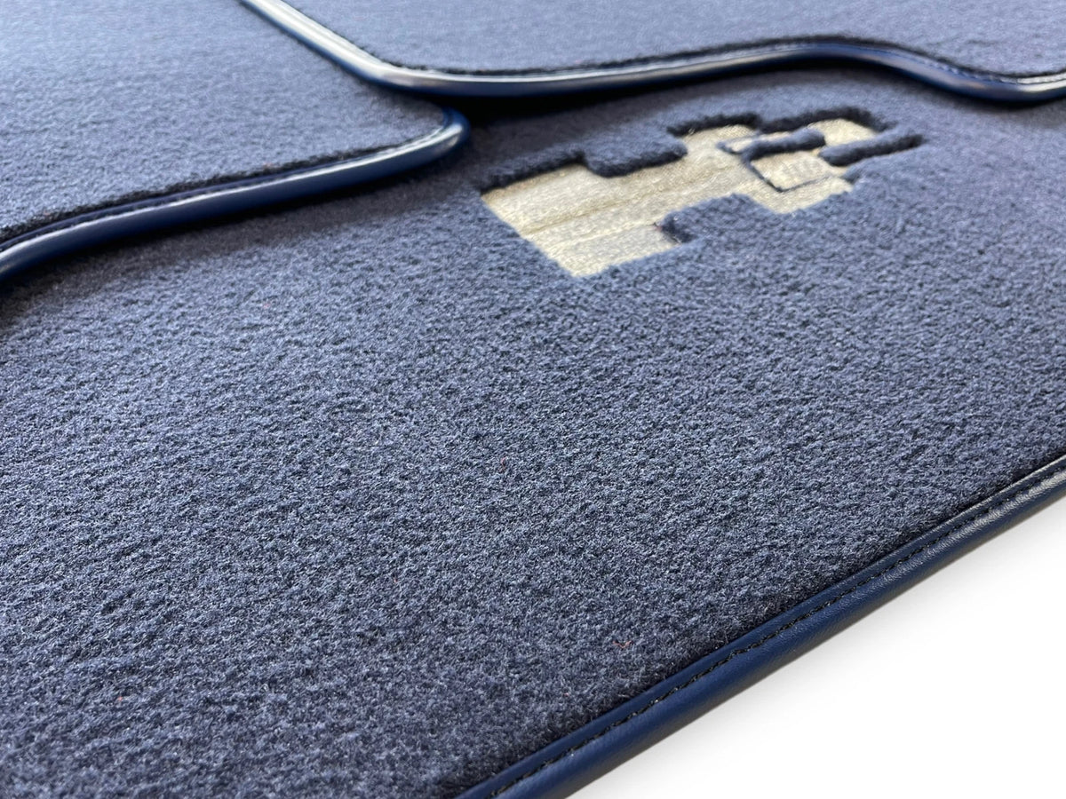 Tailored Dark Blue Floor Mats for Hummer H2 with H2 Emblem (2003-2009)