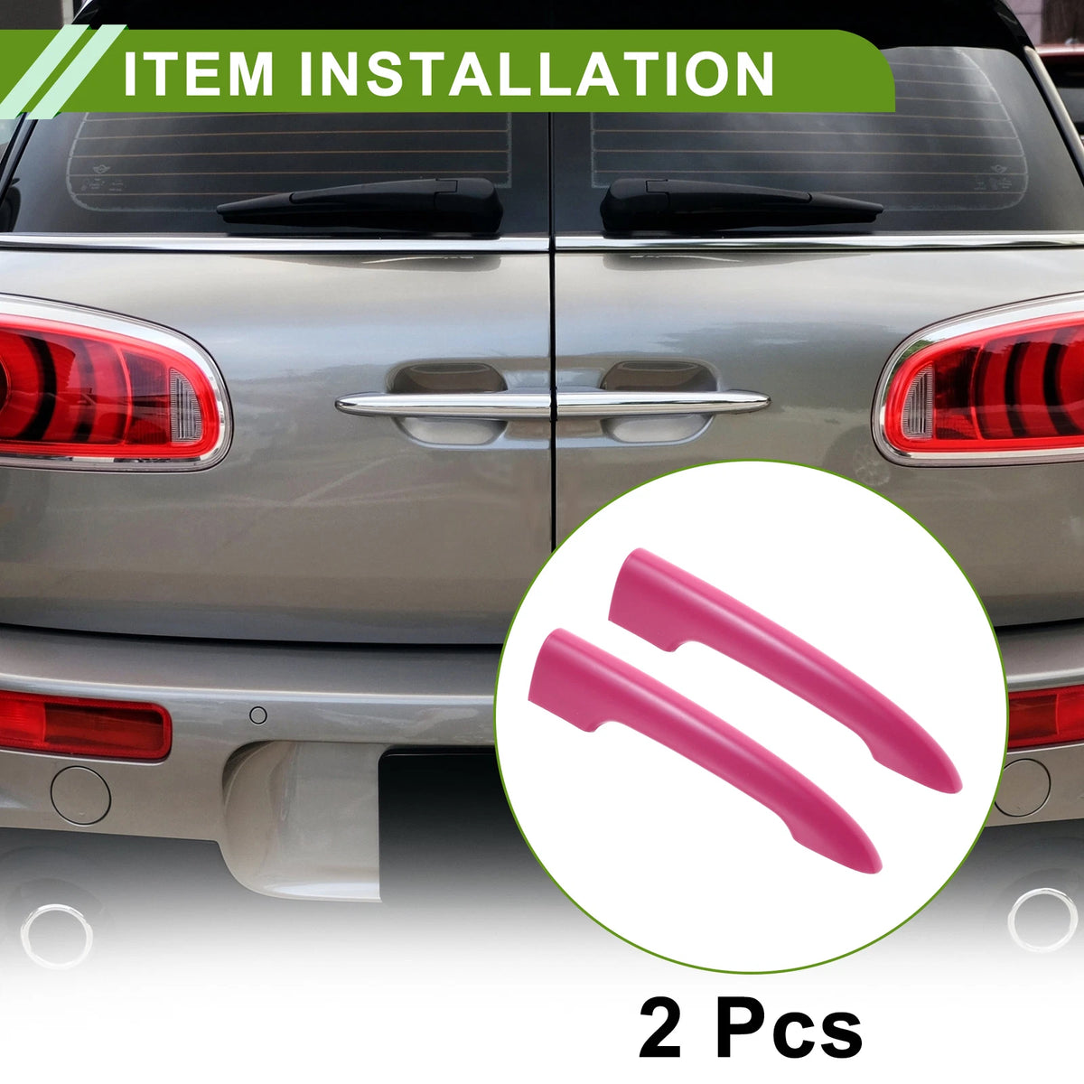 Pink Rear Trunk Tailgate Handle Cover for BMW Mini R55 Clubman (2006-2014)