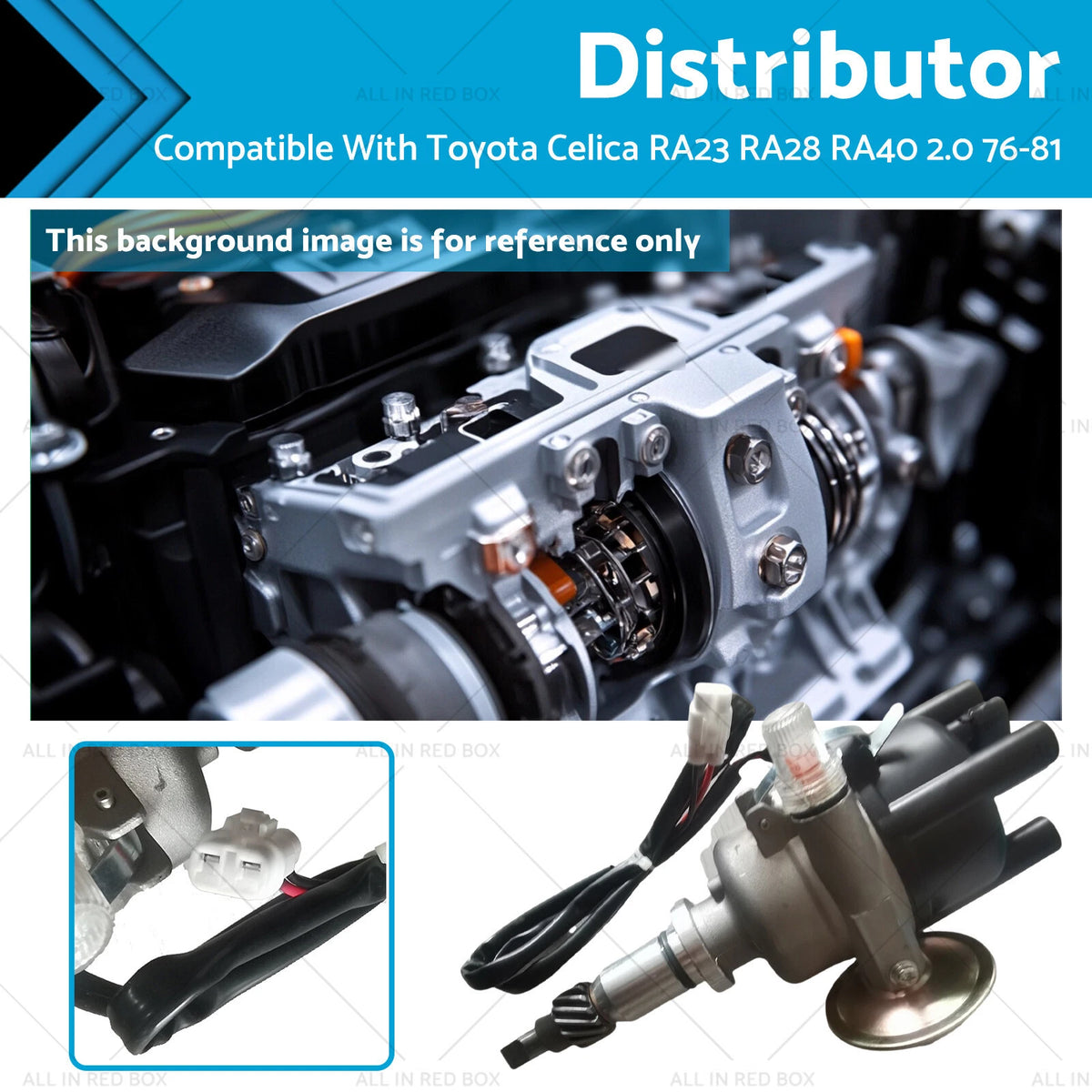 Distributor for Toyota Celica RA23 RA28 RA40 18R-C (1976-1981)