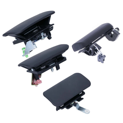 Set of 4 Door Handles for Ford Transit (2000-2013) - LH, RH Front & Rear