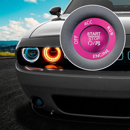 Push Start Button Cover Trim Kit for Dodge Charger Challenger Pink