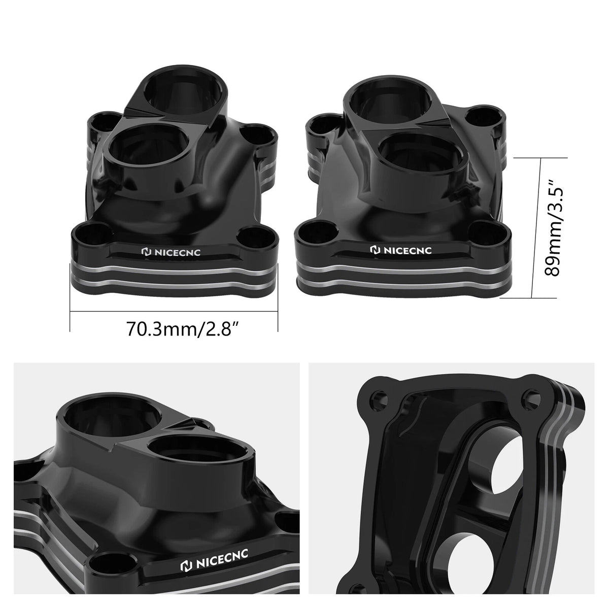 Tappet Covers w/ O-Ring Kit for Harley Softail Slim FLSL (2018-2021)