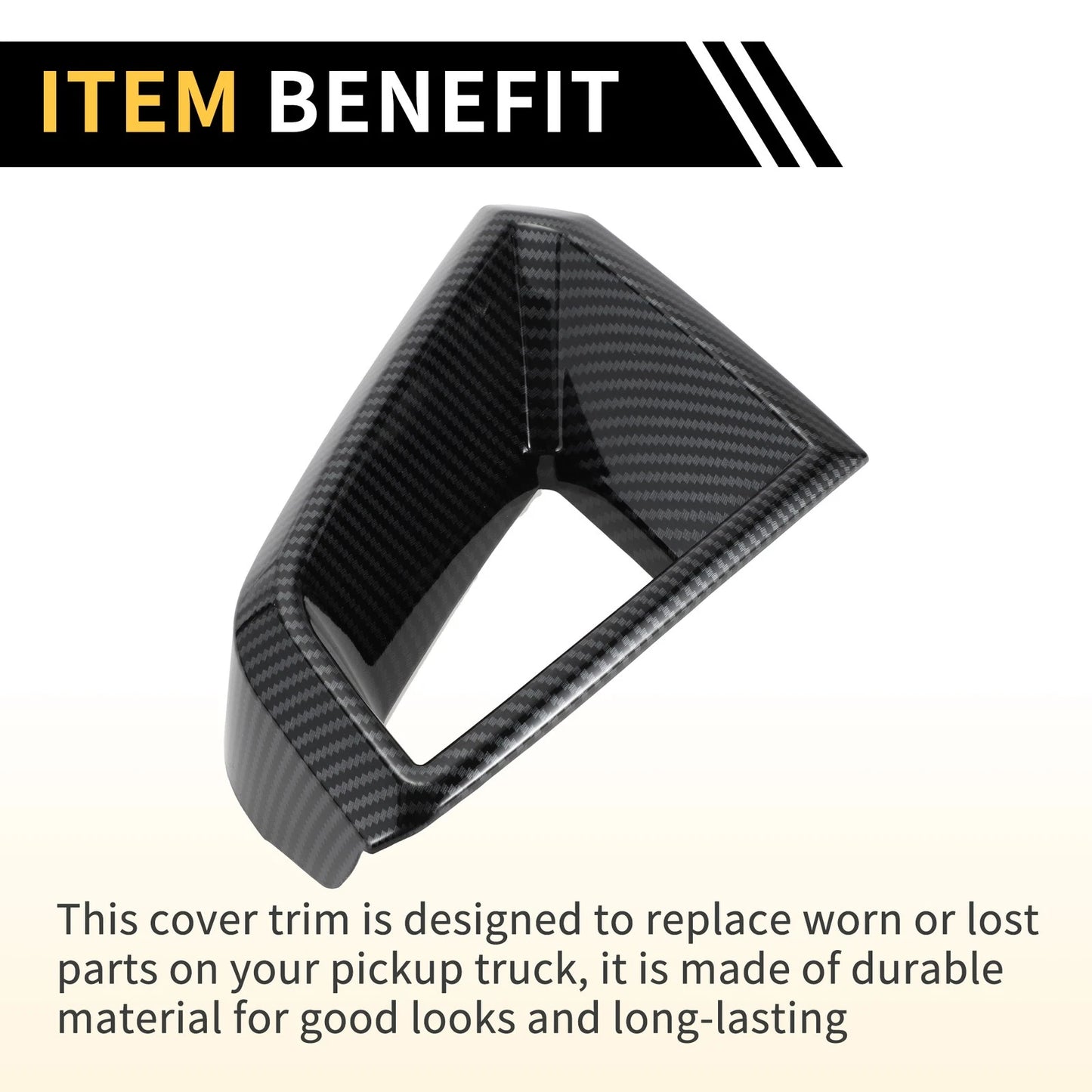 Grille Cover for Chevy Colorado (2023-2024) Carbon Fiber Pattern