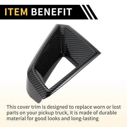 Grille Cover for Chevy Colorado (2023-2024) Carbon Fiber Pattern