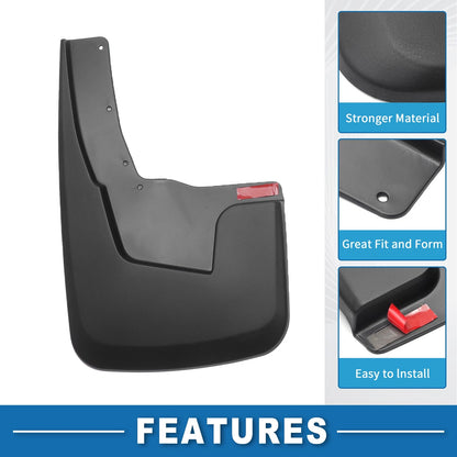 Mud Flap Splash Guards for Dodge Ram 1500 (2019-2024)