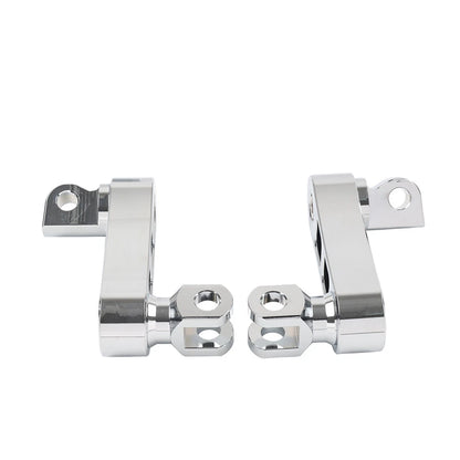 Foot Peg Mount Extensions for Harley Sportster XL883 XL1200 Softail Dyna (2004-2023)
