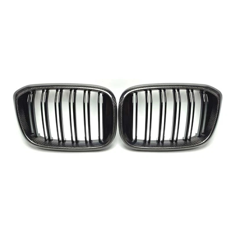 Real Carbon Fiber Front Bumper Grille Mesh Trim for BMW X3 G01 X4 G02 2018-2021