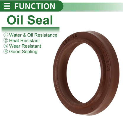 Oil Seal 26x34x4.5mm FKM Brown 5x for Make Model
