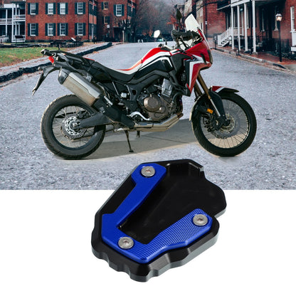 Side Stand Kickstand Plate Pad Base Blue for Honda CRF1000L (2017–2020)