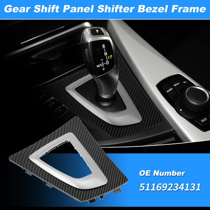 Carbon Fiber Gear Shift Panel Bezel Frame for BMW F30 F31 F32 F33 F34 (2012-2019)