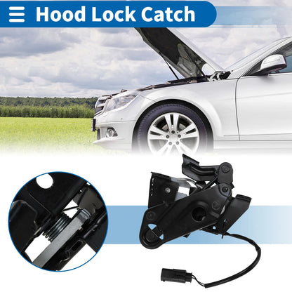 Hood Latch Assembly for BMW 5 Series F10 (2009-2016) - 1 x Quality Parts