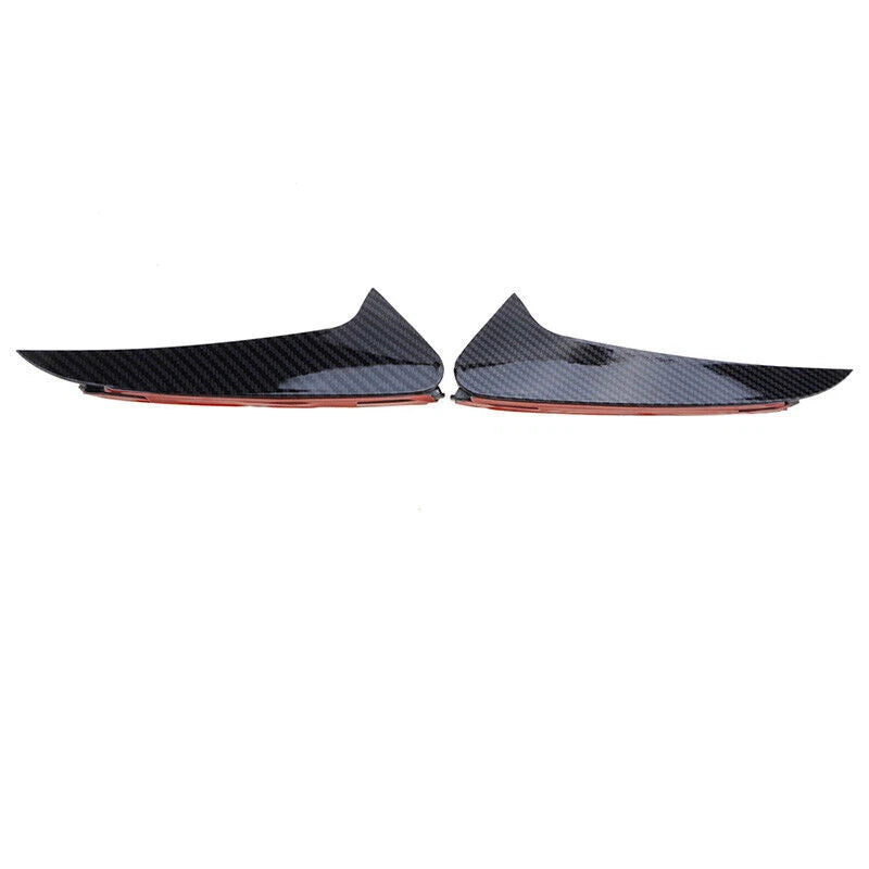 Carbon Black Rear Bumper Spoiler Trim Cover for Mercedes Benz C-Class (2015-2021)