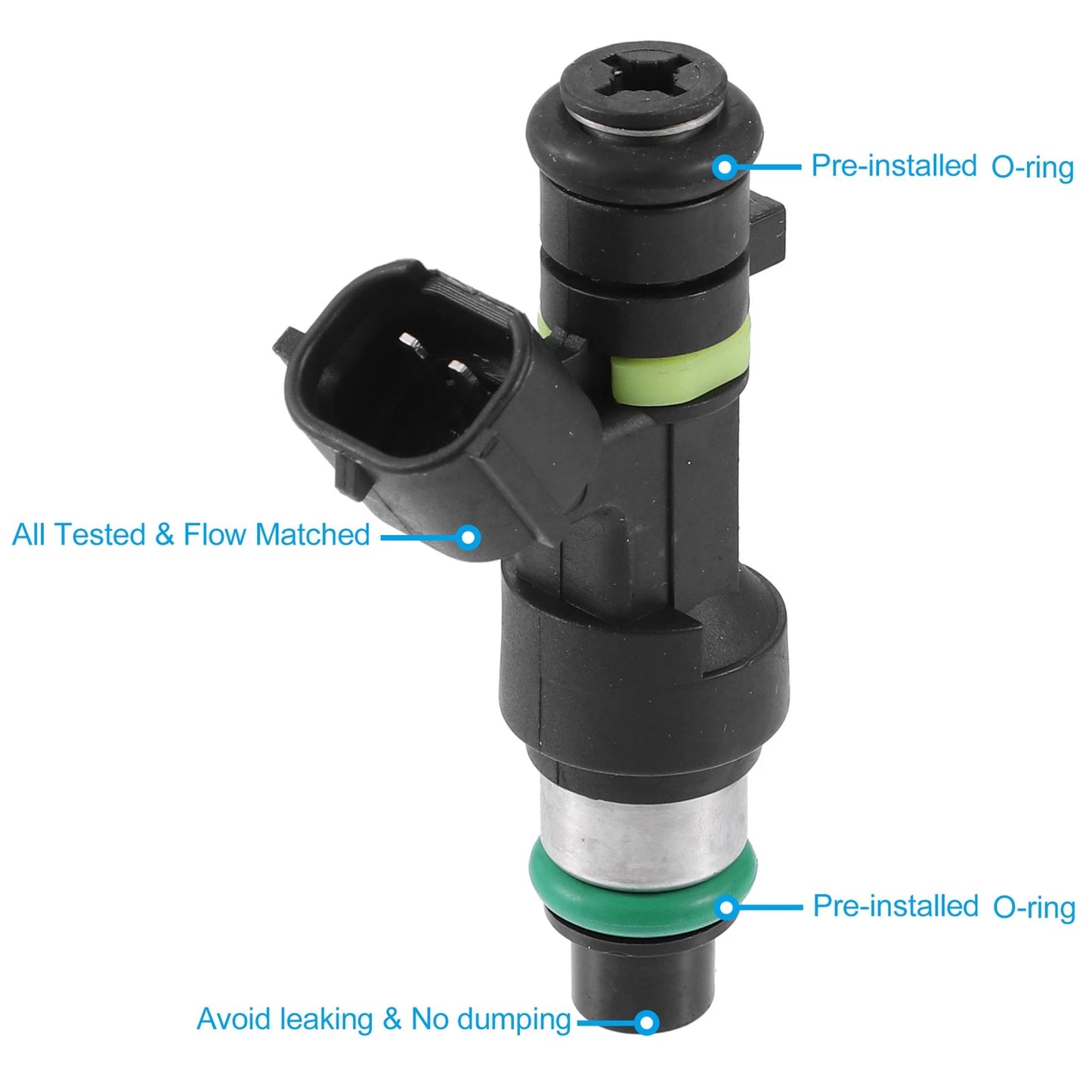 4 Pcs Fuel Injector for Nissan Sentra Versa 1.6L 2.0L 2.5L (2007-2012)
