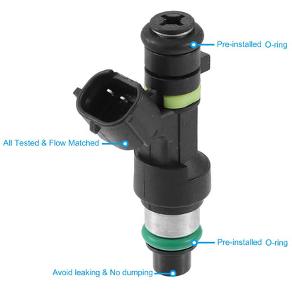 4 Pcs Fuel Injector for Nissan Sentra Versa 1.6L 2.0L 2.5L (2007-2012)