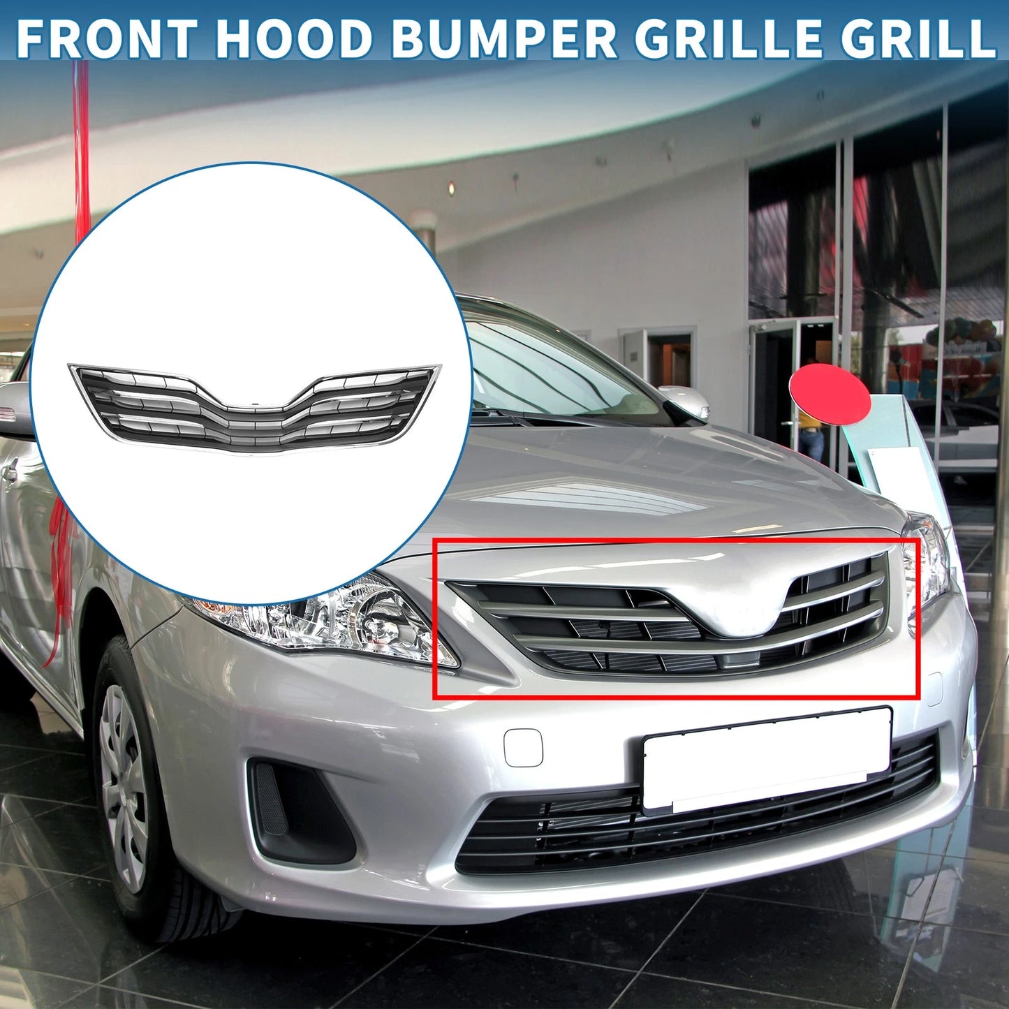 Front Hood Bumper Grille Grill for Toyota Camry (2010–2010)