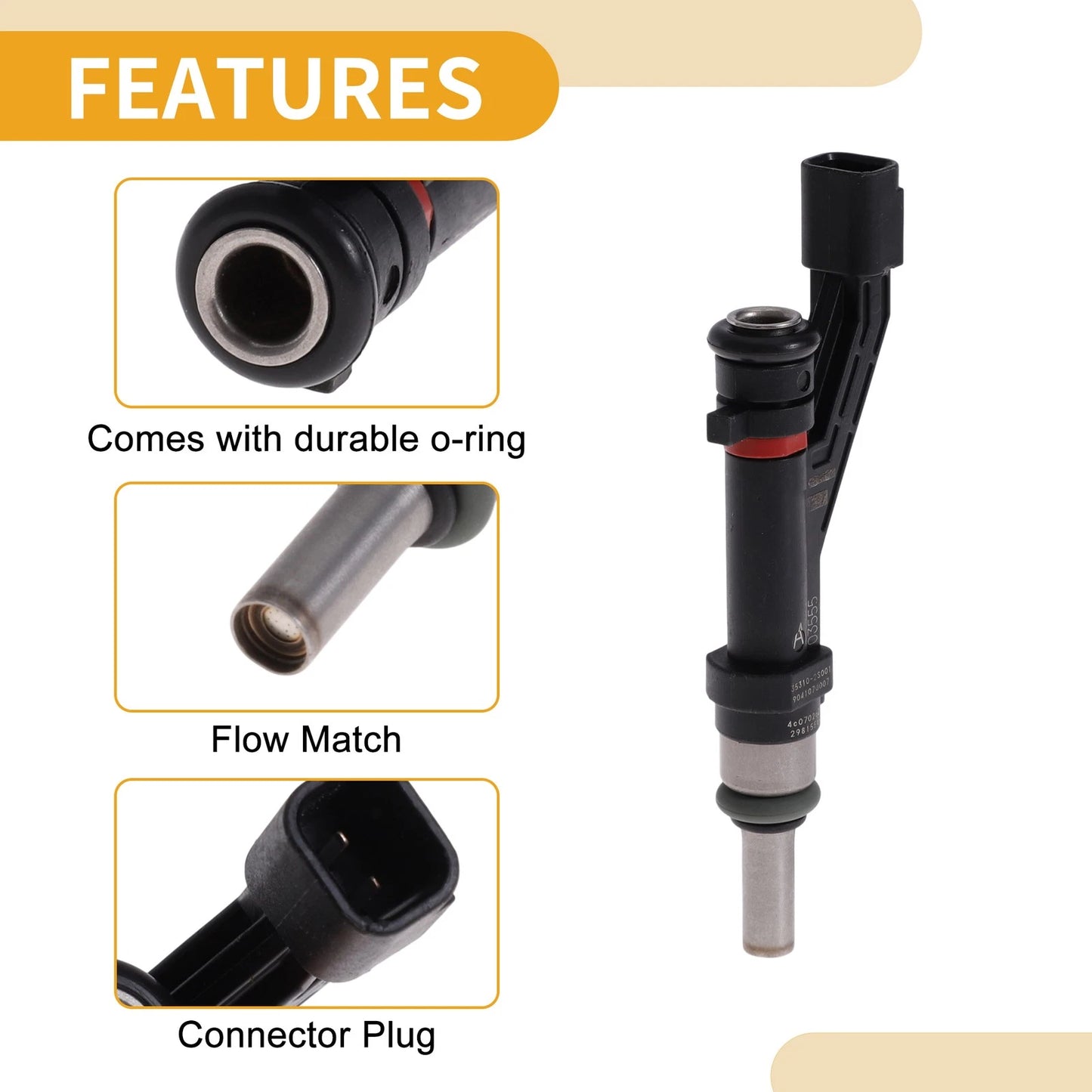 Fuel Injector No.353102S001 for Kia Sorento 2.5L (2020-2024)