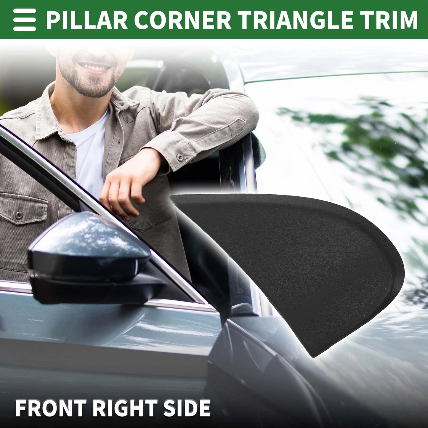 Front Right Side Pillar Triangle Trim for Dodge Journey (2011-2020)