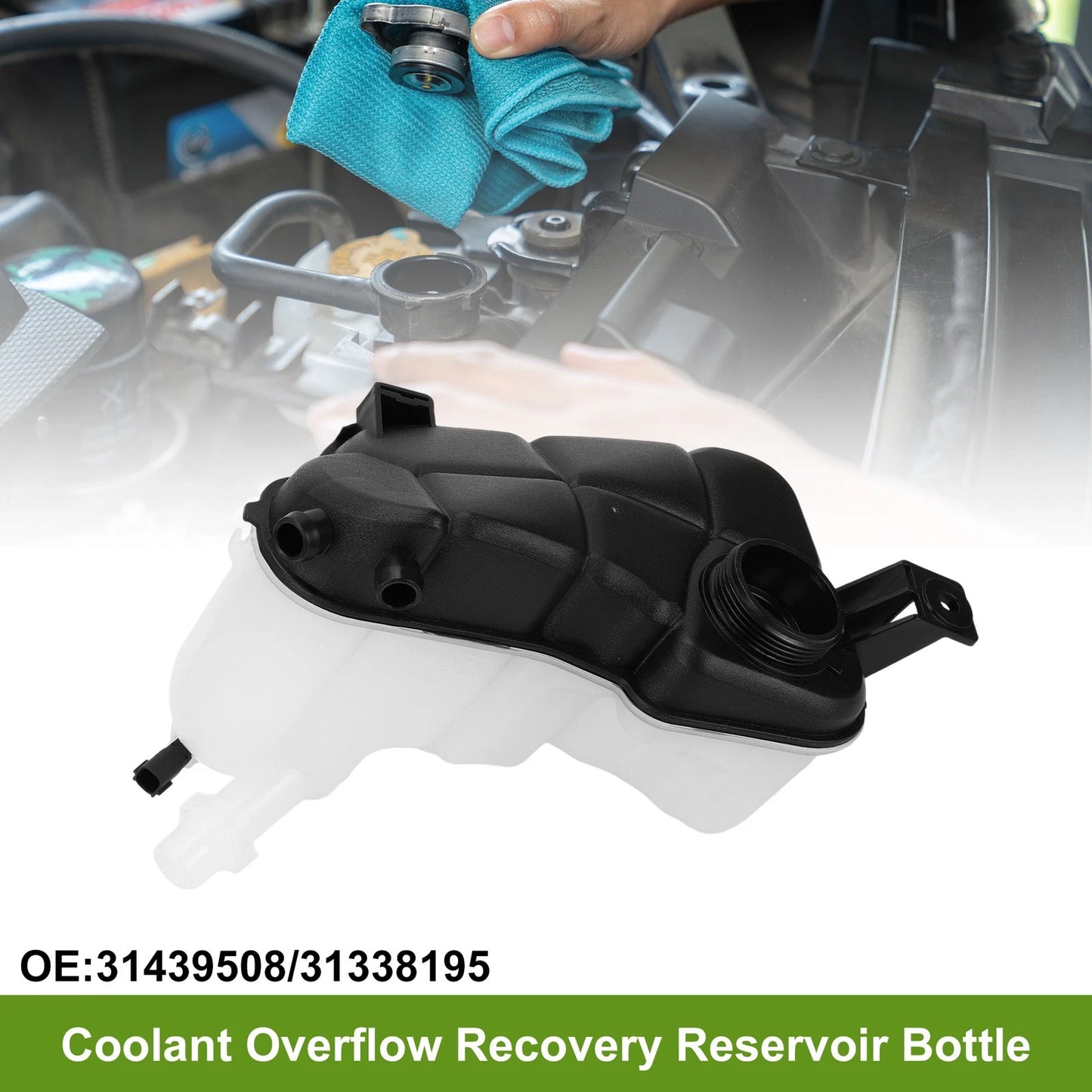 Coolant Expansion Recovery Tank for Volvo S60 S80 V60 XC60 (2001-2023)