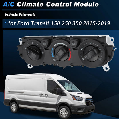 A/C Heater Climate Control Module for Ford Transit (2015-2019)
