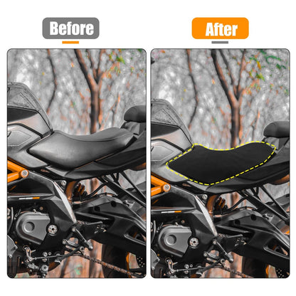 67x43cm Size XL Motorcycle TPU Seat Cover Seat Pad Black for Make Model